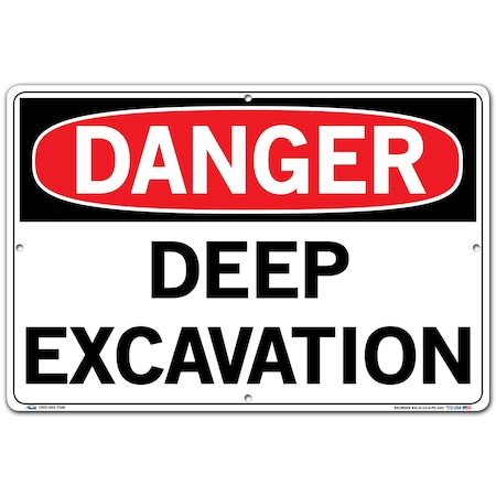 Vestil Polystyrene Sign, 12-1/2" Height, 18-1/2" Width, Polystyrene, Rectangle, English SI-D-32-D-PS-040